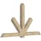 Ekena Millwork Kennewick Rough Sawn Timber Gable Bracket, Douglas Fir, 96"W x 56"H x 6"D x 6"F, 14/12 Pitch GBW096X56X0606KEN00RDF - alternate 3